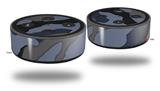 Skin Wrap Decal Set 2 Pack for Amazon Echo Dot 2 - Camouflage Blue (2nd Generation ONLY - Echo NOT INCLUDED)