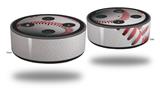 Skin Wrap Decal Set 2 Pack for Amazon Echo Dot 2 - Baseball (2nd Generation ONLY - Echo NOT INCLUDED)