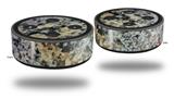 Skin Wrap Decal Set 2 Pack for Amazon Echo Dot 2 - Marble Granite 01 Speckled (2nd Generation ONLY - Echo NOT INCLUDED)