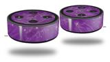 Skin Wrap Decal Set 2 Pack for Amazon Echo Dot 2 - Stardust Purple (2nd Generation ONLY - Echo NOT INCLUDED)