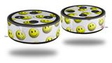 Skin Wrap Decal Set 2 Pack for Amazon Echo Dot 2 - Smileys (2nd Generation ONLY - Echo NOT INCLUDED)
