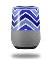 Decal Style Skin Wrap for Google Home Original - Zig Zag Blues (GOOGLE HOME NOT INCLUDED)