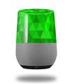 Decal Style Skin Wrap for Google Home Original - Triangle Mosaic Green (GOOGLE HOME NOT INCLUDED)