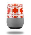 Decal Style Skin Wrap for Google Home Original - Boxed Red (GOOGLE HOME NOT INCLUDED)