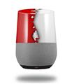 Decal Style Skin Wrap for Google Home Original - Ripped Colors Red White (GOOGLE HOME NOT INCLUDED)