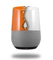 Decal Style Skin Wrap for Google Home Original - Ripped Colors Orange White (GOOGLE HOME NOT INCLUDED)