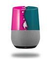 Decal Style Skin Wrap for Google Home Original - Ripped Colors Hot Pink Seafoam Green (GOOGLE HOME NOT INCLUDED)