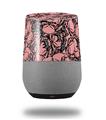 Decal Style Skin Wrap for Google Home Original - Scattered Skulls Pink (GOOGLE HOME NOT INCLUDED)