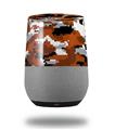 Decal Style Skin Wrap for Google Home Original - WraptorCamo Digital Camo Burnt Orange (GOOGLE HOME NOT INCLUDED)