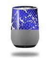 Decal Style Skin Wrap for Google Home Original - Halftone Splatter White Blue (GOOGLE HOME NOT INCLUDED)