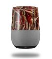 Decal Style Skin Wrap for Google Home Original - WraptorCamo Grassy Marsh Camo Red (GOOGLE HOME NOT INCLUDED)