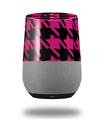 Decal Style Skin Wrap for Google Home Original - Houndstooth Hot Pink on Black (GOOGLE HOME NOT INCLUDED)