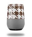 Decal Style Skin Wrap for Google Home Original - Houndstooth Chocolate Brown (GOOGLE HOME NOT INCLUDED)