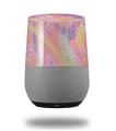 Decal Style Skin Wrap for Google Home Original - Neon Swoosh on Pink (GOOGLE HOME NOT INCLUDED)