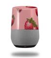 Decal Style Skin Wrap for Google Home Original - Strawberries on Pink (GOOGLE HOME NOT INCLUDED)
