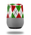 Decal Style Skin Wrap for Google Home Original - Argyle Red and Green (GOOGLE HOME NOT INCLUDED)