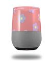 Decal Style Skin Wrap for Google Home Original - Pastel Flowers on Pink (GOOGLE HOME NOT INCLUDED)