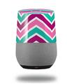 Decal Style Skin Wrap for Google Home Original - Zig Zag Teal Pink Purple (GOOGLE HOME NOT INCLUDED)