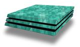 Vinyl Decal Skin Wrap compatible with Sony PlayStation 4 Pro Console Triangle Mosaic Seafoam Green (PS4 NOT INCLUDED)