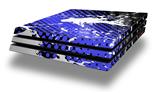 Vinyl Decal Skin Wrap compatible with Sony PlayStation 4 Pro Console Halftone Splatter White Blue (PS4 NOT INCLUDED)