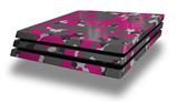 Vinyl Decal Skin Wrap compatible with Sony PlayStation 4 Pro Console WraptorCamo Old School Camouflage Camo Fuschia Hot Pink (PS4 NOT INCLUDED)