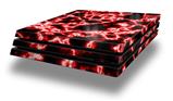 Vinyl Decal Skin Wrap compatible with Sony PlayStation 4 Pro Console Electrify Red (PS4 NOT INCLUDED)