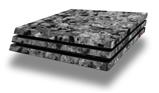 Vinyl Decal Skin Wrap compatible with Sony PlayStation 4 Pro Console Marble Granite 02 Speckled Black Gray (PS4 NOT INCLUDED)