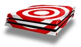 Vinyl Decal Skin Wrap compatible with Sony PlayStation 4 Pro Console Bullseye Red and White (PS4 NOT INCLUDED)