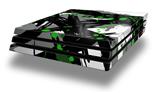 Vinyl Decal Skin Wrap compatible with Sony PlayStation 4 Pro Console Abstract 02 Green (PS4 NOT INCLUDED)