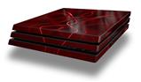 Vinyl Decal Skin Wrap compatible with Sony PlayStation 4 Pro Console Abstract 01 Red (PS4 NOT INCLUDED)