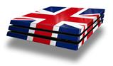 Vinyl Decal Skin Wrap compatible with Sony PlayStation 4 Pro Console Union Jack 02 (PS4 NOT INCLUDED)