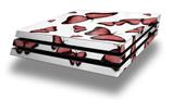 Vinyl Decal Skin Wrap compatible with Sony PlayStation 4 Pro Console Butterflies Pink (PS4 NOT INCLUDED)