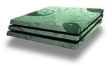 Vinyl Decal Skin Wrap compatible with Sony PlayStation 4 Pro Console Feminine Yin Yang Green (PS4 NOT INCLUDED)