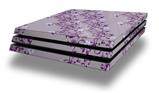 Vinyl Decal Skin Wrap compatible with Sony PlayStation 4 Pro Console Victorian Design Purple (PS4 NOT INCLUDED)