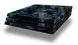 Vinyl Decal Skin Wrap compatible with Sony PlayStation 4 Pro Console Skulls Confetti Blue (PS4 NOT INCLUDED)
