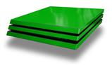 Vinyl Decal Skin Wrap compatible with Sony PlayStation 4 Pro Console Solids Collection Green (PS4 NOT INCLUDED)