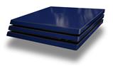 Vinyl Decal Skin Wrap compatible with Sony PlayStation 4 Pro Console Solids Collection Navy Blue (PS4 NOT INCLUDED)