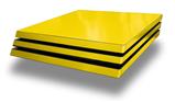 Vinyl Decal Skin Wrap compatible with Sony PlayStation 4 Pro Console Solids Collection Yellow (PS4 NOT INCLUDED)