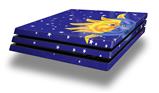 Vinyl Decal Skin Wrap compatible with Sony PlayStation 4 Pro Console Moon Sun (PS4 NOT INCLUDED)