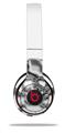 WraptorSkinz Skin Decal Wrap compatible with Beats Solo 2 and Solo 3 Wireless Headphones Chrome Skull on White Skin Only (HEADPHONES NOT INCLUDED)