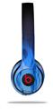 WraptorSkinz Skin Decal Wrap compatible with Beats Solo 2 and Solo 3 Wireless Headphones Fire Blue Skin Only (HEADPHONES NOT INCLUDED)