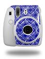 WraptorSkinz Skin Decal Wrap compatible with Fujifilm Mini 8 Camera Wavey Royal Blue (CAMERA NOT INCLUDED)