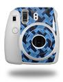 WraptorSkinz Skin Decal Wrap compatible with Fujifilm Mini 8 Camera Retro Houndstooth Blue (CAMERA NOT INCLUDED)