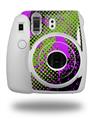 WraptorSkinz Skin Decal Wrap compatible with Fujifilm Mini 8 Camera Halftone Splatter Hot Pink Green (CAMERA NOT INCLUDED)