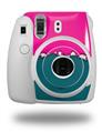WraptorSkinz Skin Decal Wrap compatible with Fujifilm Mini 8 Camera Ripped Colors Hot Pink Seafoam Green (CAMERA NOT INCLUDED)