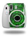 WraptorSkinz Skin Decal Wrap compatible with Fujifilm Mini 8 Camera Scattered Skulls Green (CAMERA NOT INCLUDED)
