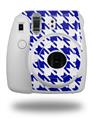 WraptorSkinz Skin Decal Wrap compatible with Fujifilm Mini 8 Camera Houndstooth Royal Blue (CAMERA NOT INCLUDED)