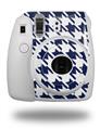 WraptorSkinz Skin Decal Wrap compatible with Fujifilm Mini 8 Camera Houndstooth Navy Blue (CAMERA NOT INCLUDED)