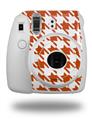 WraptorSkinz Skin Decal Wrap compatible with Fujifilm Mini 8 Camera Houndstooth Burnt Orange (CAMERA NOT INCLUDED)