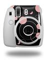 WraptorSkinz Skin Decal Wrap compatible with Fujifilm Mini 8 Camera Lots of Dots Pink on Black (CAMERA NOT INCLUDED)